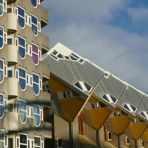 Les Maisons Cubes (1984) de Piet Blom à Rotterdam