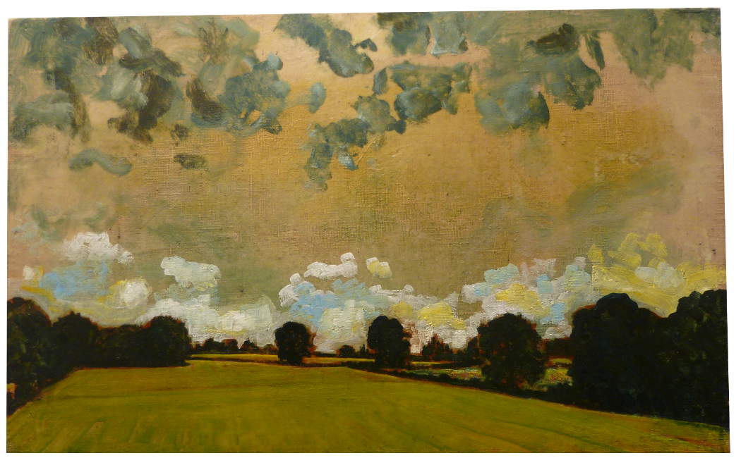 Harry Adams - "Grey Clouds Over Wild Meadow And Pasture" Harry Adams Grey Clouds Over Wild Meadow And Pasture